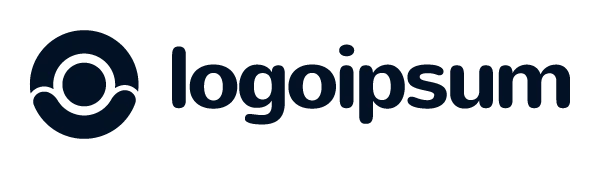 A logo with the text "logopipsum" next to a circular design.